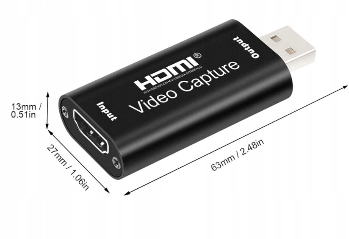 Zenwire BYL-2203 HDMI Capture Card - 4K Input - 1080p 30fps - USB thumbnail 6