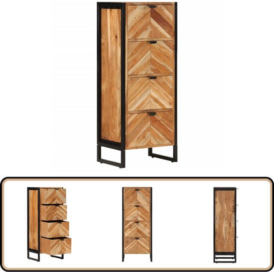 vidaXL Badkamerkast 38x33x58 cm massief mangohout, badkamer kast, medicijnkastje, handdoekenkast, badkamerkastje, toiletkastje, kast badkamer vidaXL Badkamerkast 38x33x58 cm massief mangohout, badkamer kast, medicijnkastje, handdoekenkast, badkamerkastje, toiletkastje, kast badkamer