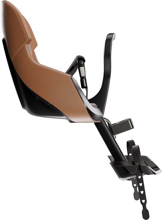 Bobike Exclusive Evolve Mini Voorste Kinderzitje Voor De Fiets Bruin Max 15 kg Jongen van Bobike — afbeelding 2