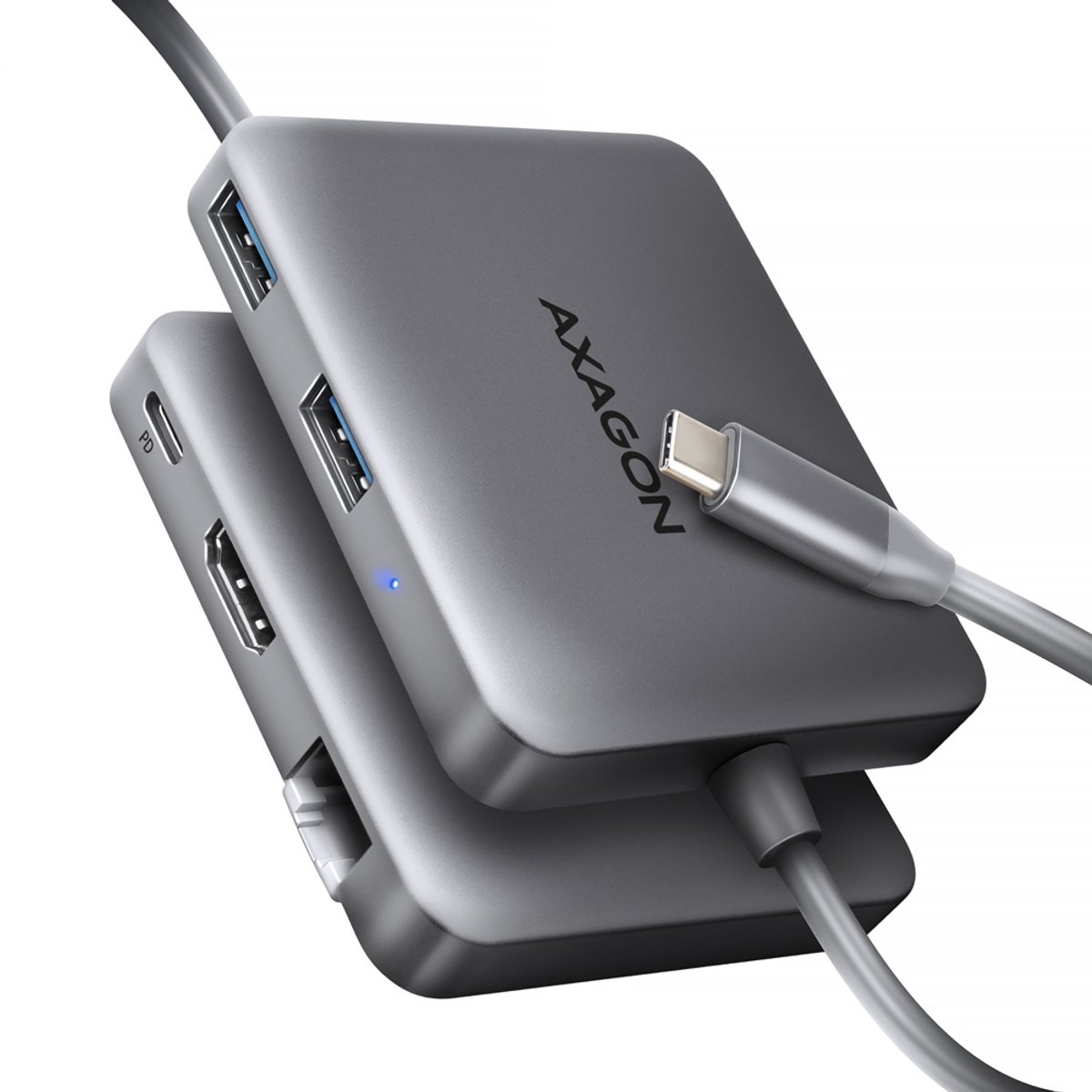 AXAGON HMC-5HL USB-hub 5 poorten HDMI, RJ45 5 GBit/s