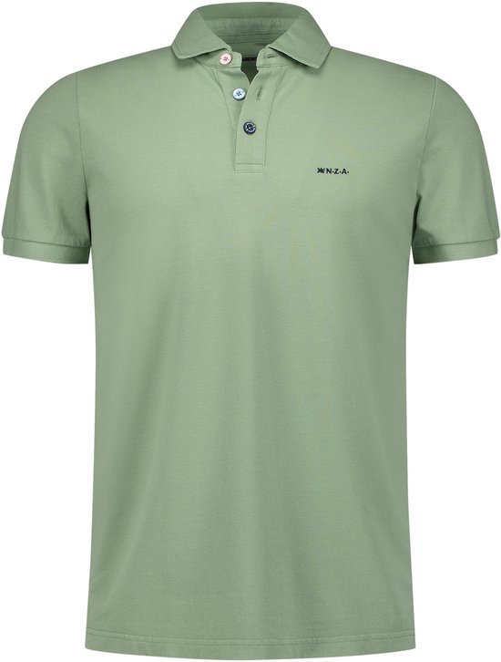 NZA Polo Peter Classic Army - Maat L - Heren