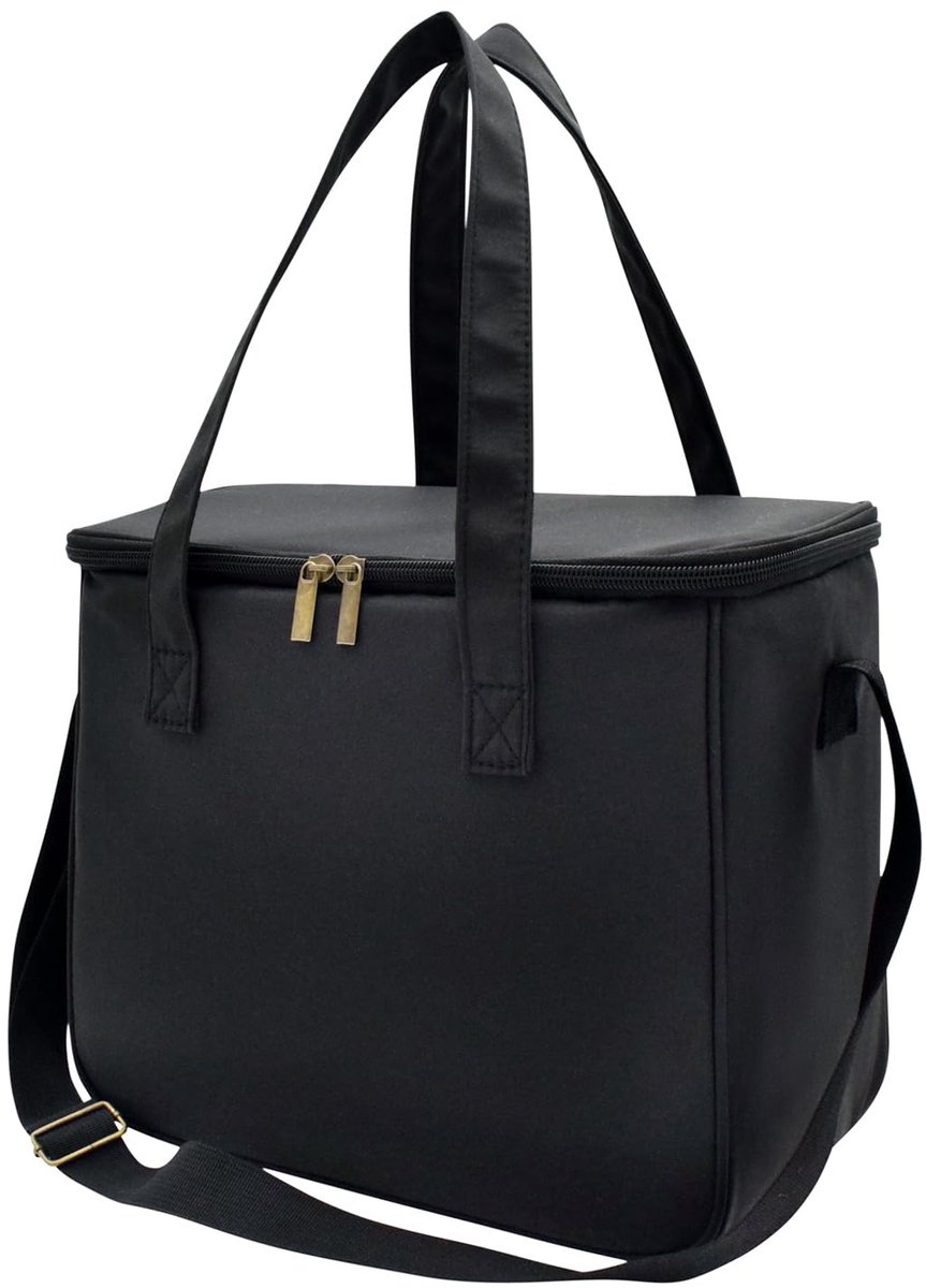 My Ninki ® Luxe Geïsoleerde Koeltas met Bloemenpatroon en Verstelbare Schouderriem voor Maaltijden Onderweg