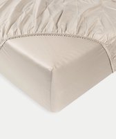 Hoeslaken Egyptisch katoen Percal 400TC | Latte | DOUXE Hotel Luxury