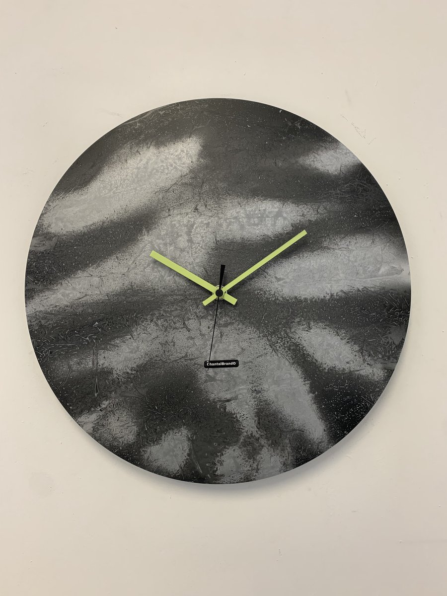 ChantalBrandO Wandklok BRETAGNE XL Modern Industrieel Design