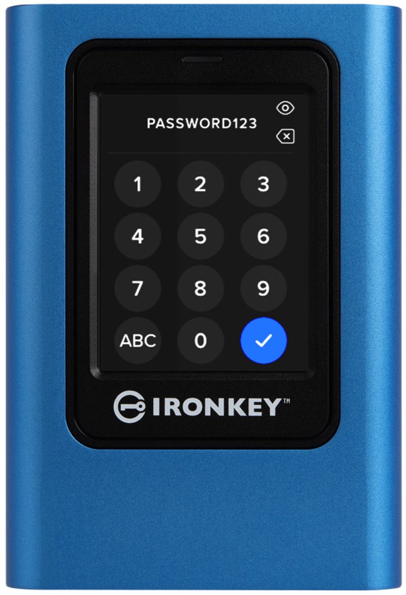 Kingston IronKey Vault Privacy 80 7.68 TB ssd IKVP80ES/7680G, USB-C