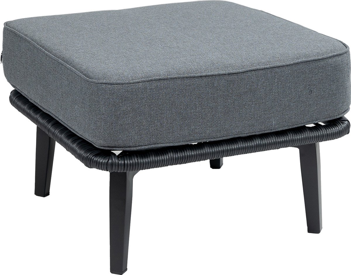Hocker Isabel | Black/Black | Rope