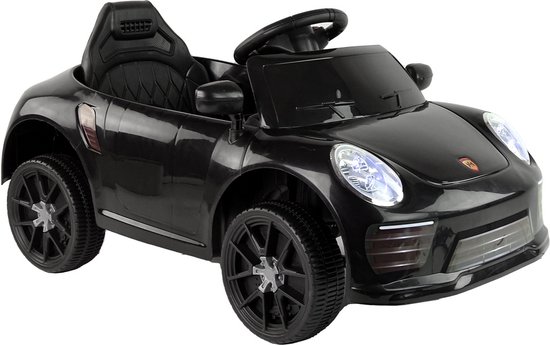 Elektrische kinderauto - met afstandsbediening - 12V - zwart