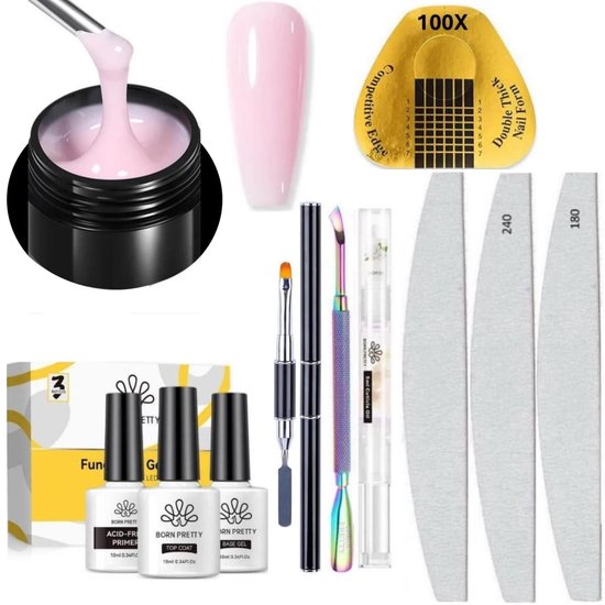 Foto: Born pretty extension gel set hema vrij builder gel nagelgel uv gel builder gel nagelverlenging buildergel builder gel gel nagels uv gel gel nagels gelnagels