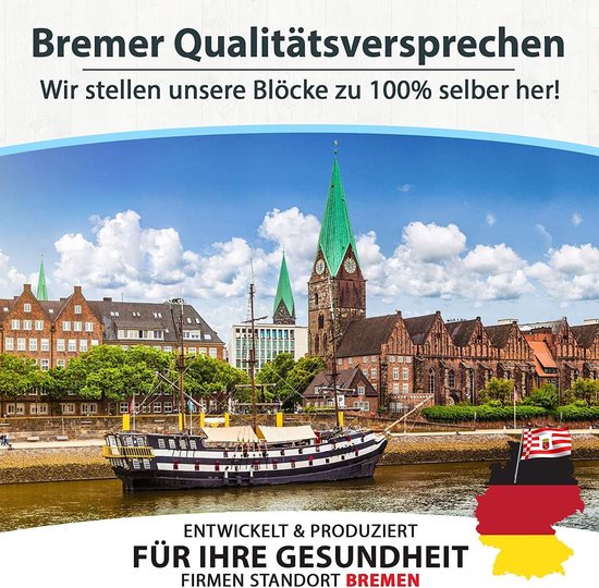 Yoga Blokkenset van 2 Kurk 100% Natuurlijk - Hatha Blok Ook voor Beginners Meditatie & Pilates, Fitness Accessoires voor Herstel, Rug, Rekoefeningen & Bloktraining, Twee Blokken 75 mm van Merkloos — afbeelding 2