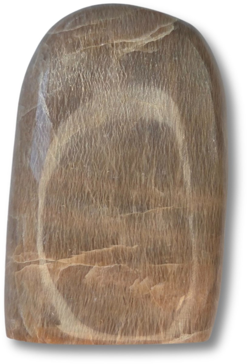 Ruben Robijn Maansteen oranje sculptuur 600-700 gram