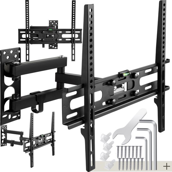 tectake TV-muurbeugel kantelbaar, draaibaar voor 26 (66cm) - 75 tectake TV-muurbeugel kantelbaar, draaibaar voor 26 (66cm) - 75