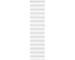 vidaXL - Zebra - rolgordijn - 60x230 - cm - stofbreedte - 55,9 - cm - polyester - wit