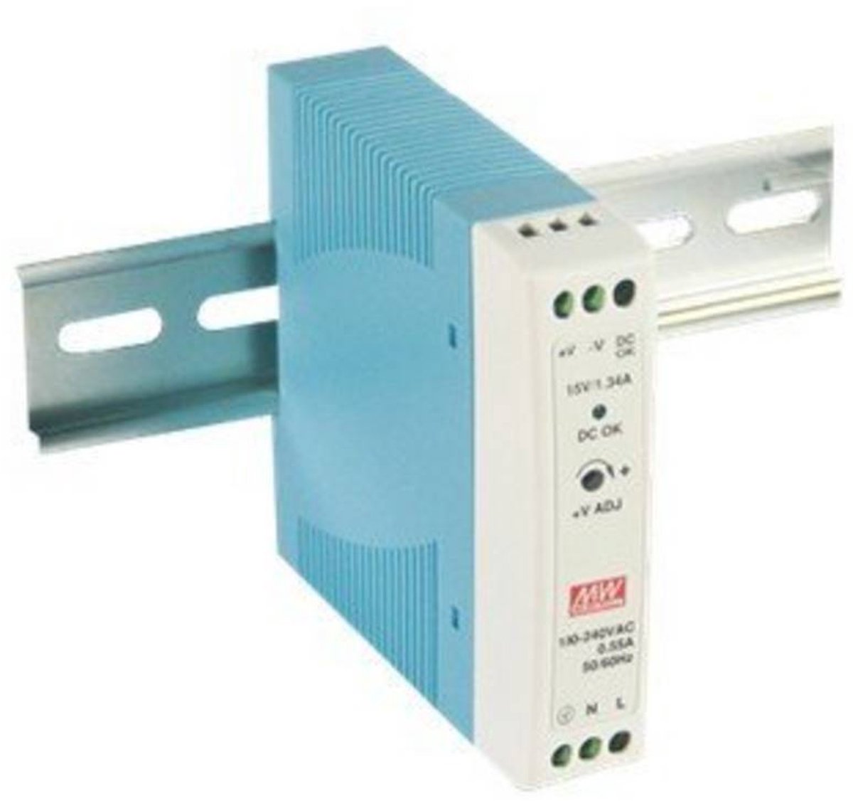 Mean Well MDR-20-24 DIN-rail netvoeding 24 V/DC 1 A 24 W Aantal uitgangen: 1 x Inhoud: 1 stuk(s)