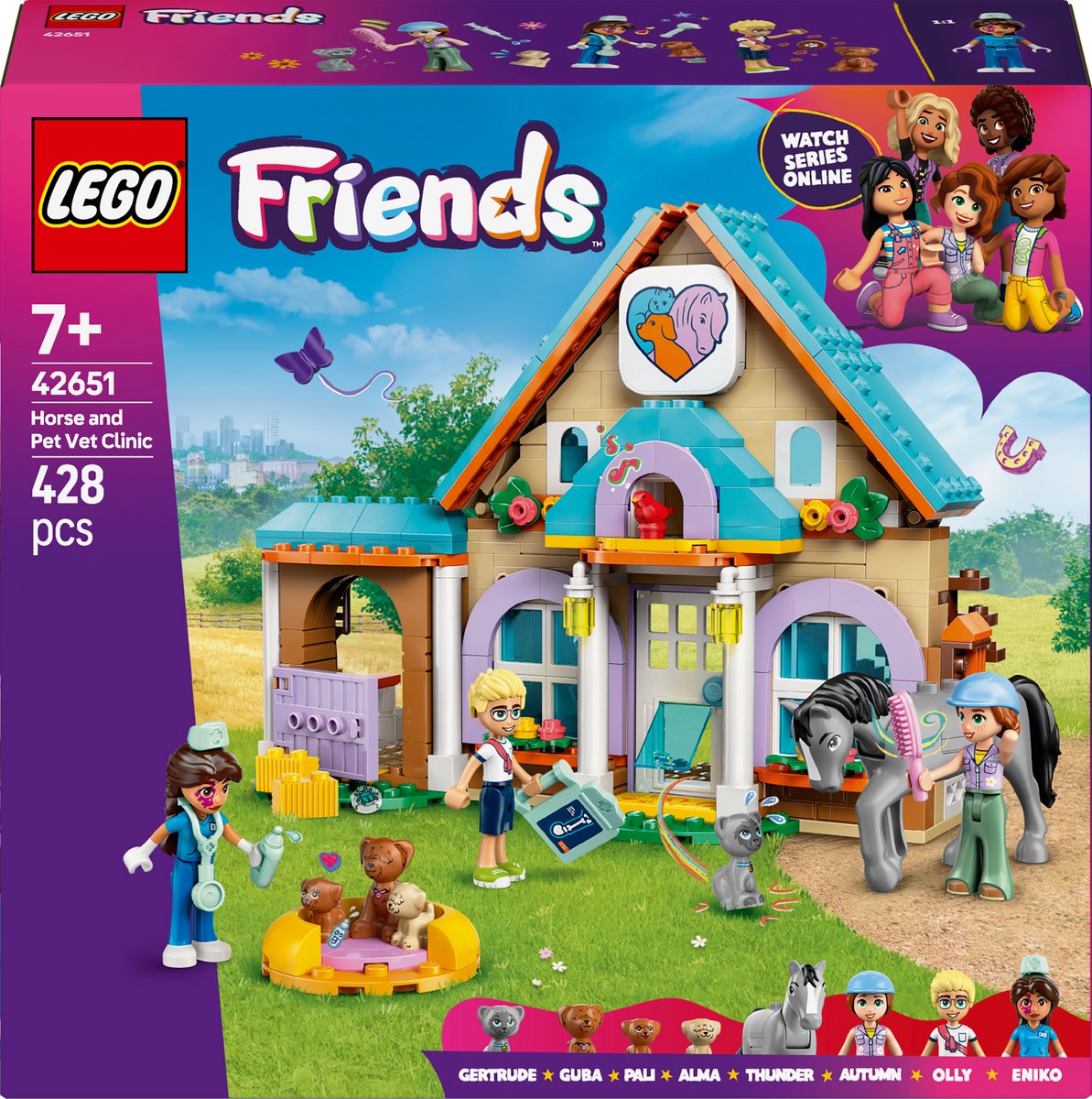 LEGO 42651 Friends Dierenkliniek voor paarden en  huisdieren