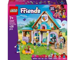 foto van LEGO Friends Dierenkliniek voor paarden en huisdieren Bouwpakket - 42651