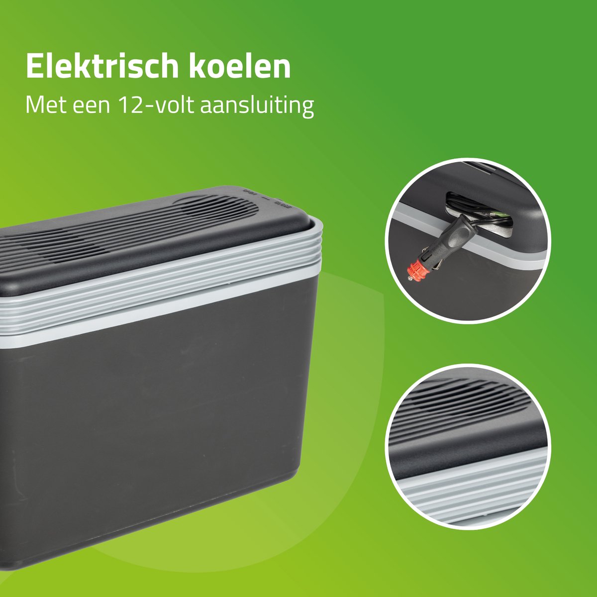 Bo-Camp - Autokoelbox - Arctic - Grijs - Polyethyleen - 12 Volt - 12 Liter – foto 6