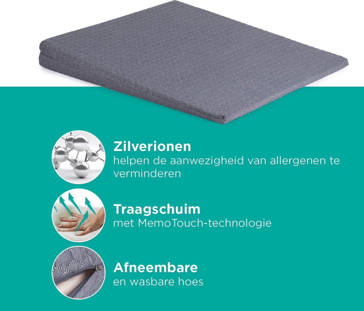 Sleepling bed wigkussen - 45x100 cm comfortschuimkus