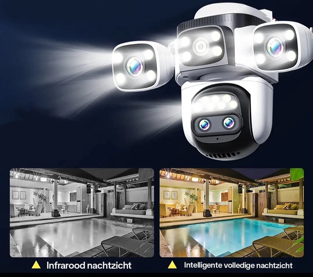 Gabrys® 4K Wifi Bewakingscamera met 10X Optische Zoom - afbeelding 2