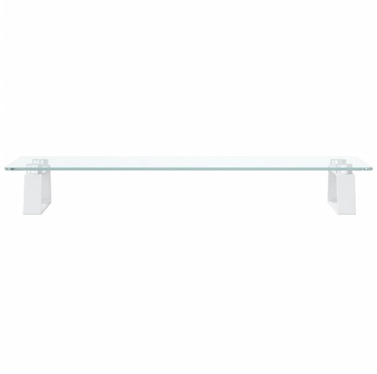 Relaxdays Monitorständer, Bildschirmerhöhung für Schreibtisch, HxBxT: 15 x 55 x 23 cm, Industrial Design, braun/schwarz