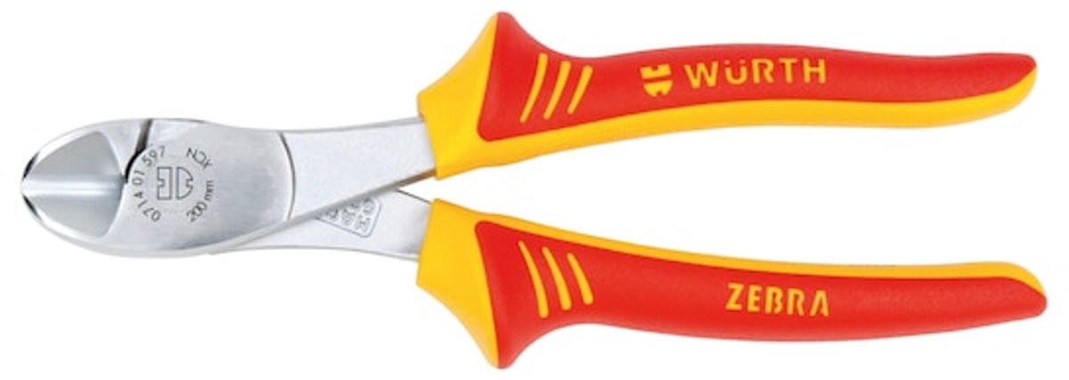 Wurth - VDE robuuste zijkniptang DIN ISO 5749, IEC 60900 - VDE robuuste zijkniptang DIN ISO 5749, IEC 60900