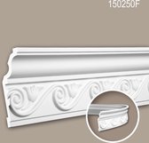 Kroonlijst 150250F Profhome Lijstwerk flexibele lijst Sierlijst neo-classicisme stijl wit 2 m
