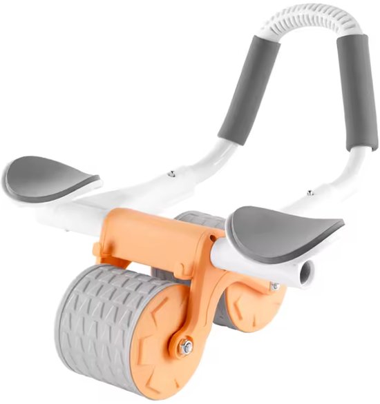 Automatisch Rebound Abdominaal Wiel Met Kniemat - Ab Roller Wheel Met Elleboogsteun En Timer Abs Wheel Roller Voor Core Workout Home Gym Abdomina