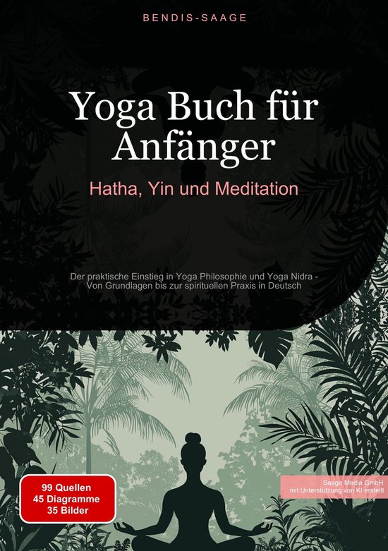 Yoga Buch für Anfänger: Hatha, Yin und Meditation - cover