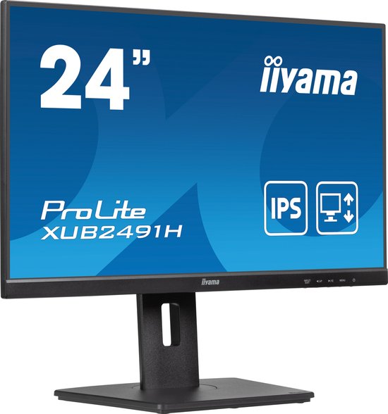 iiyama ProLite XUB2491H-B1 - 24 inch - Full HD - IPS - Verstelbaar