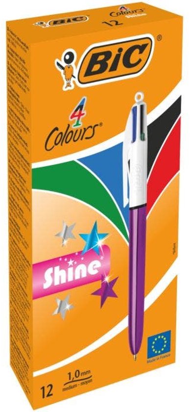 Lot De 3 Stylos Bille BIC 4 Couleurs SUPER MARIO : Chez