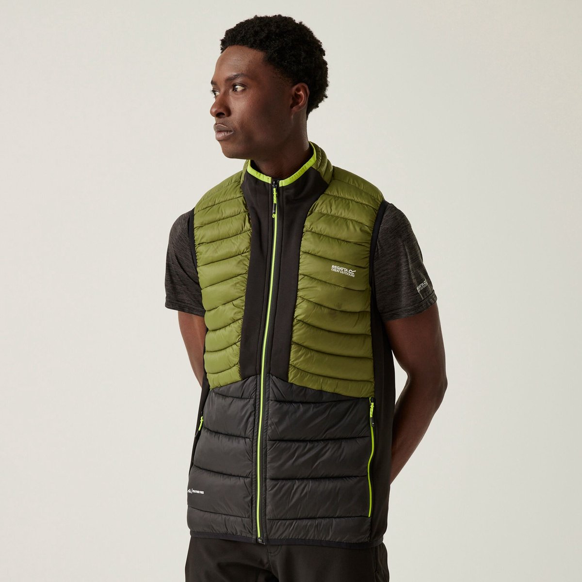 Bodywarmer Heren Waterafstotend Synthetische Dons Isolatie Extol Stretch