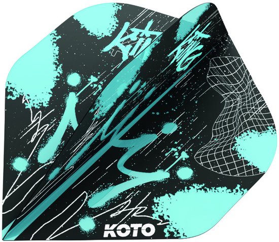 KOTO Rebel Royale Aqua X NO2 - Dart Flights van Merkloos — afbeelding 2