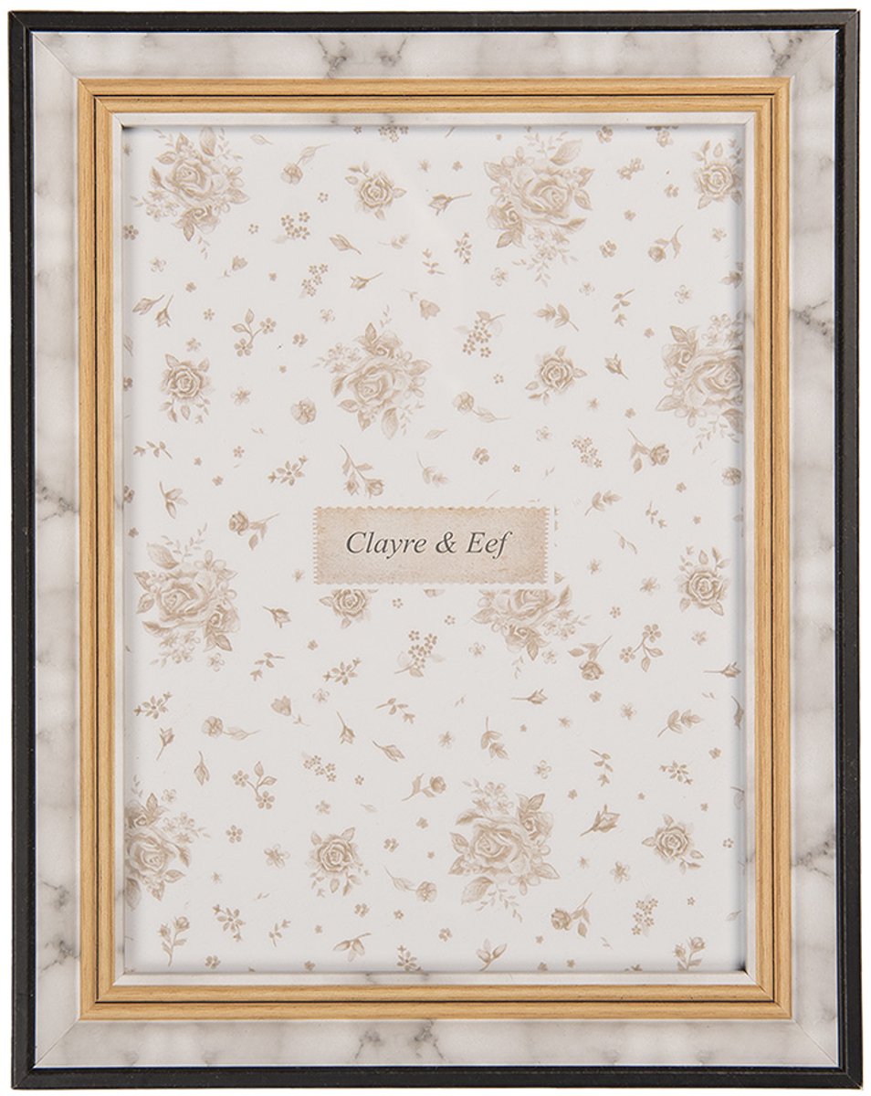 Clayre & Eef Fotolijst 15x20 cm Grijs MDF