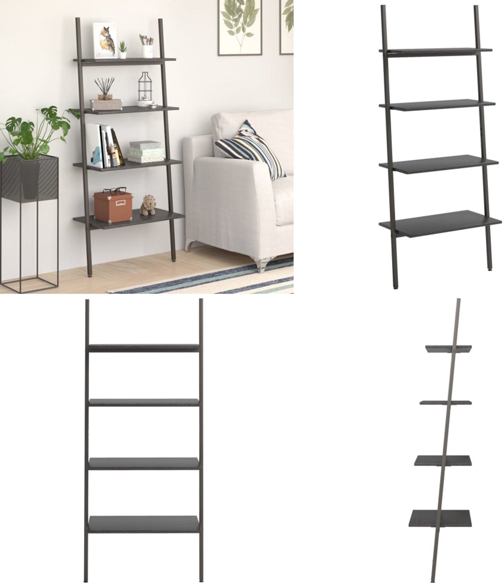 Nancy's Harvey Book Rack - Ladder Cabinet - Standing Bookcase 4 Tiers – Nancy Homestore