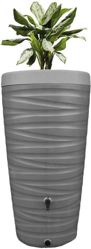 Prosperplast - Maze - Regenton - 2-in-1 - 240 liter - Grijs