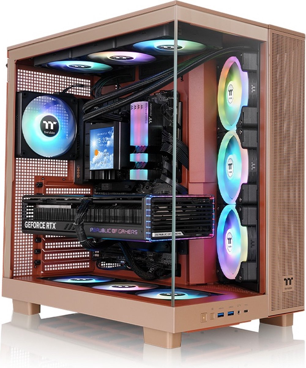 Thermaltake View 380 XL TG ARGB Midi Tower Zand