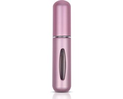 Mini Parfum Flesje - Navulbaar - 5 ml - Reisflesje - Parfumverstuiver - Mat Lichtroze