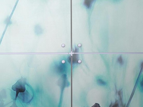 IXXI Blue - Décoration murale - Abstrait - 80 x 80 cm