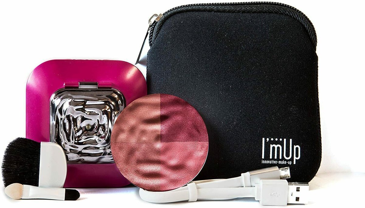I’mUp - Make Up Kit With An Integrated Power Bank, Stone Grey
