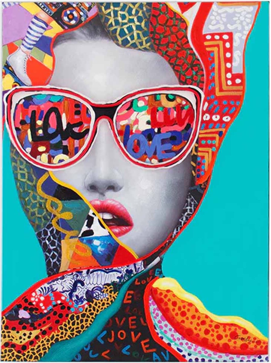 Locomocean Chic Woman Muurkunst