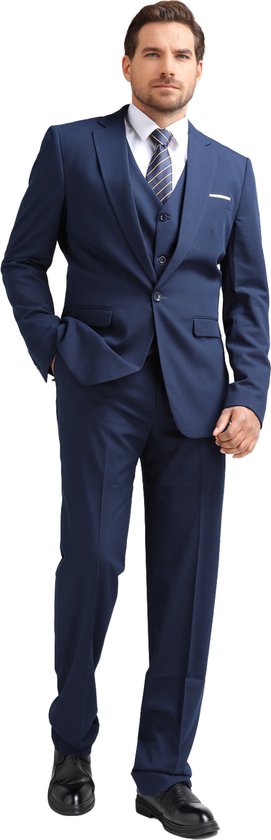 Costume 3 pièces Allthemen pour hommes - Costume décontracté pour hommes d'affaires - XL