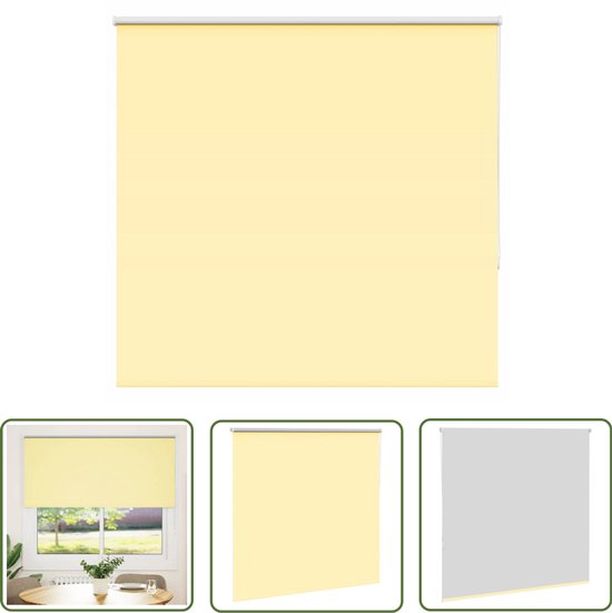 vidaXL Rolgordijn verduisterend koffie 140x150 cm stofbreedte 136,6 cm
