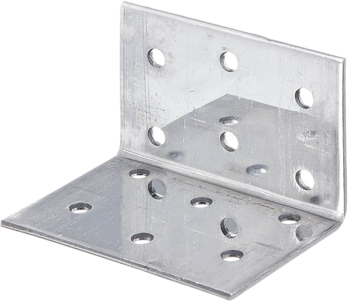 Alberts 25x hoeksteun voor geperforeerde plaat roestvrij staal 60x40x40mm hoekconnector metalen hoeksteun