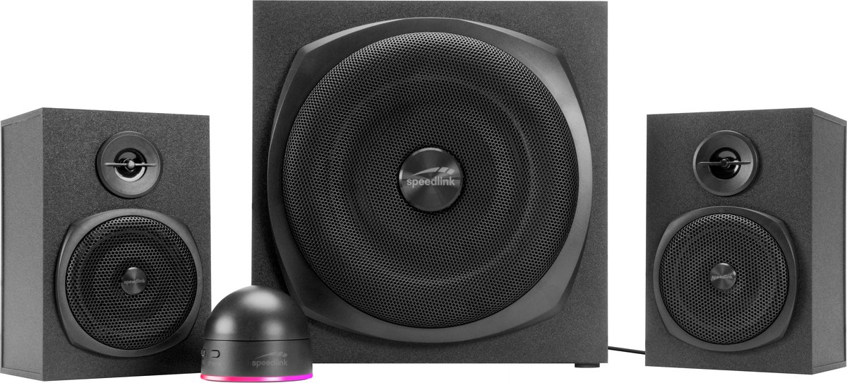 Speedlink GRAVITY LT - 2.1 Subwoofer Systeem - Bluetooth - PC/Notebook