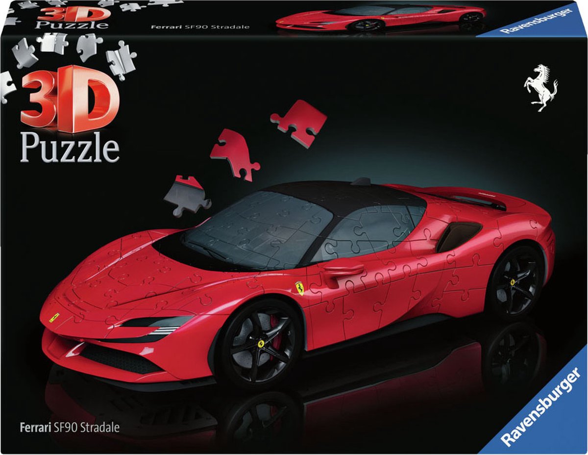 Ravensburger - Ferrari SF 90 Stradale - 3D Puzzel voor Kinderen en Volwassenen — afbeelding 2