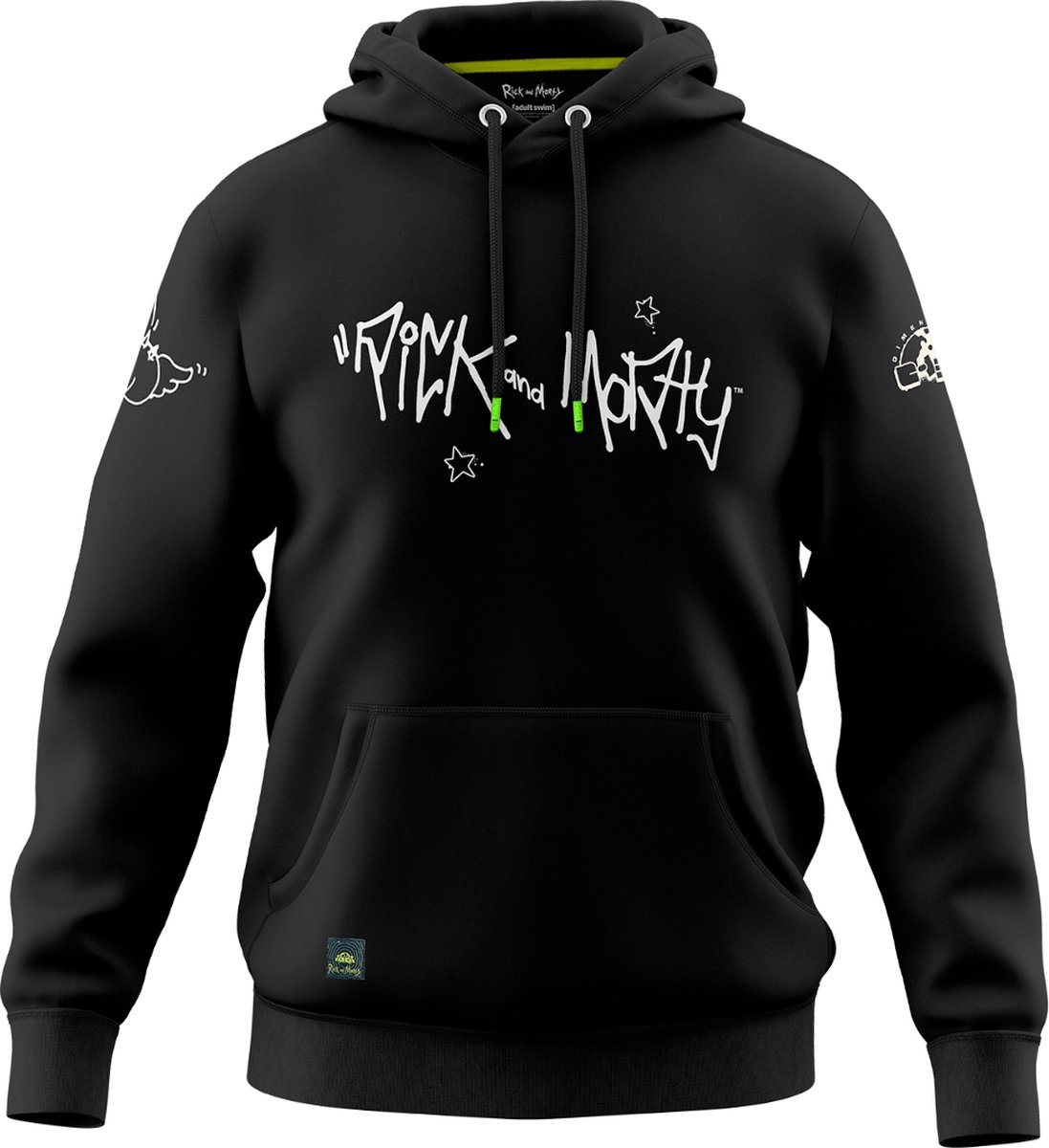Rick and Morty Trui - Zwart