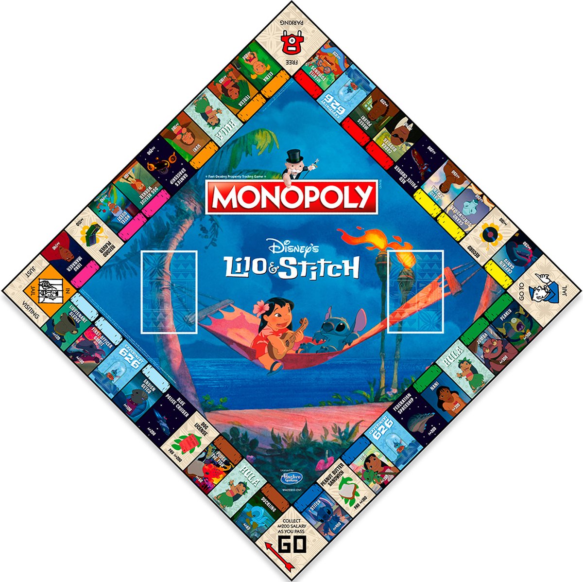 Winning Moves Monopoly - Bordspel - Lilo & Stitch - Engels — afbeelding 9