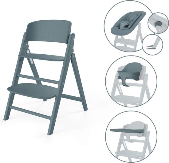Cybex Click & Fold 4 In 1 - Kinderstoel - Stone Blue - Mid Blue
