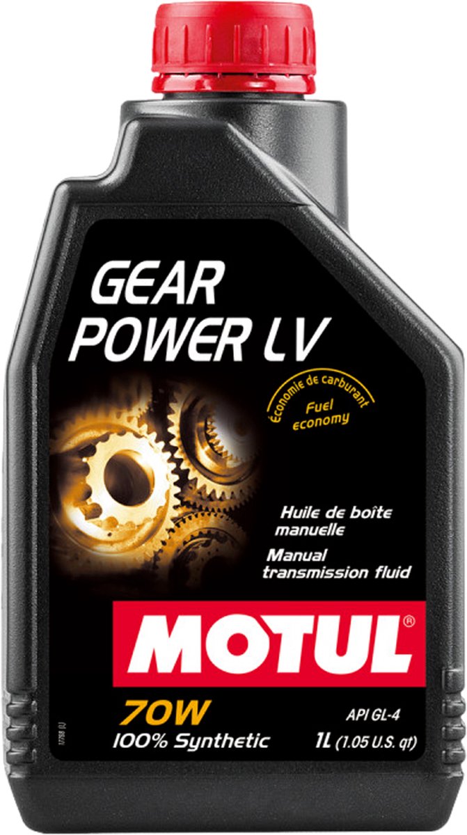 Motul Gear Power Lv 70w 1l Versnellingsbakolie Transparant