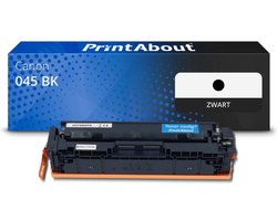 PrintAbout huismerk Toner 045 BK Zwart geschikt voor Canon
