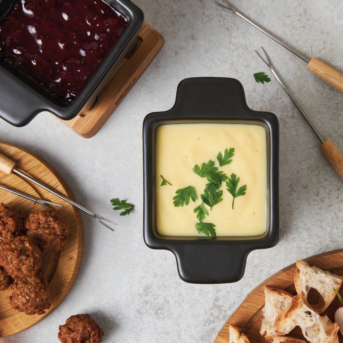 Boska Tapas Fondueset Nero - Fondueset - Kaasfondue - voor 175 gram Kaas - 300 ml – foto 6